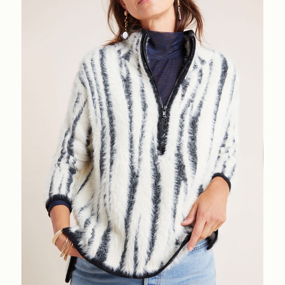 Anthropologie Cindy Eyelash Sweater